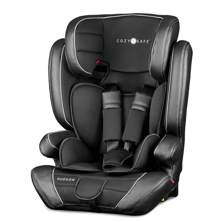 Black CozySafe car seat on a white background
