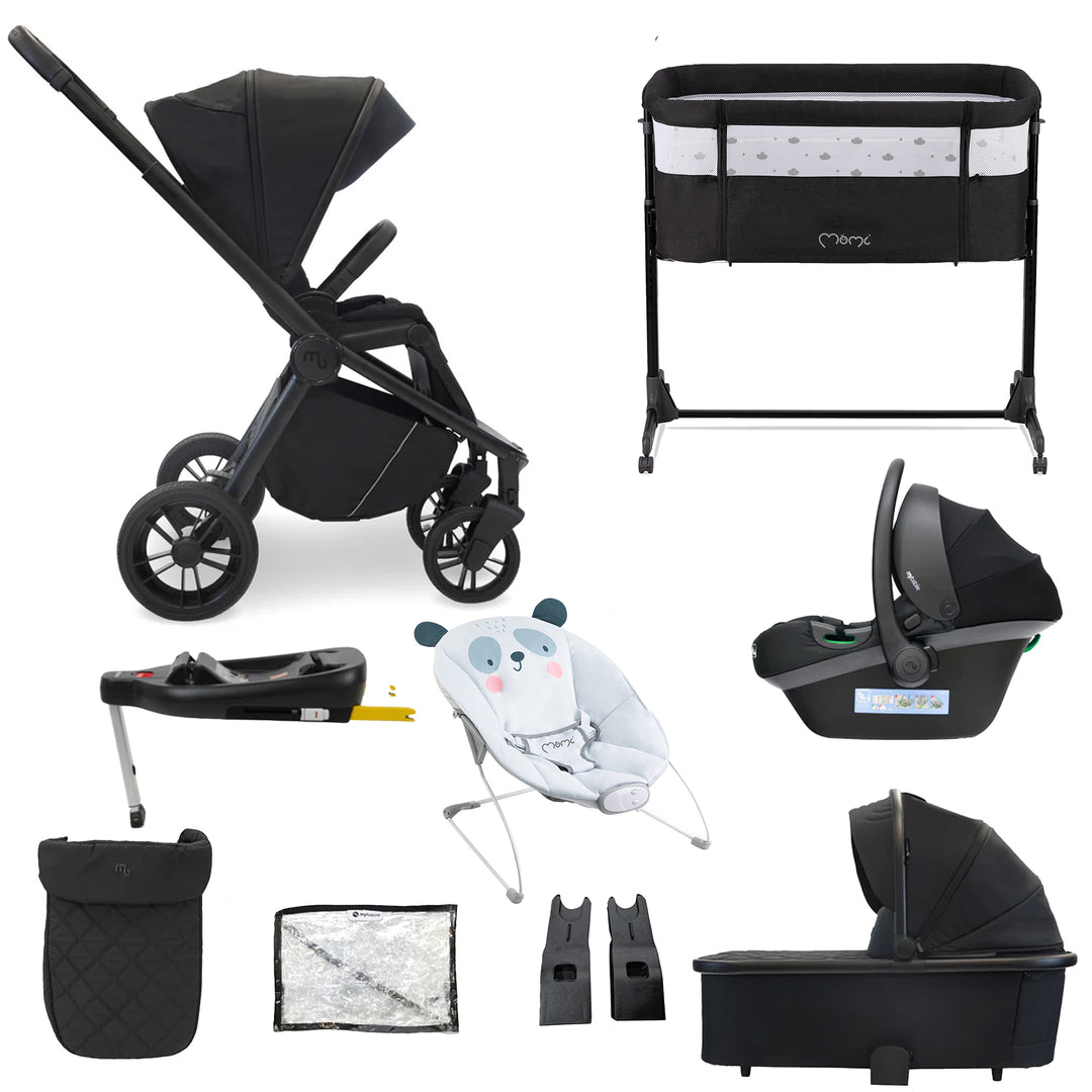 My Babiie 3 in 1 Travel System with Car Seat, Base, Crib & Bouncer - MB450i