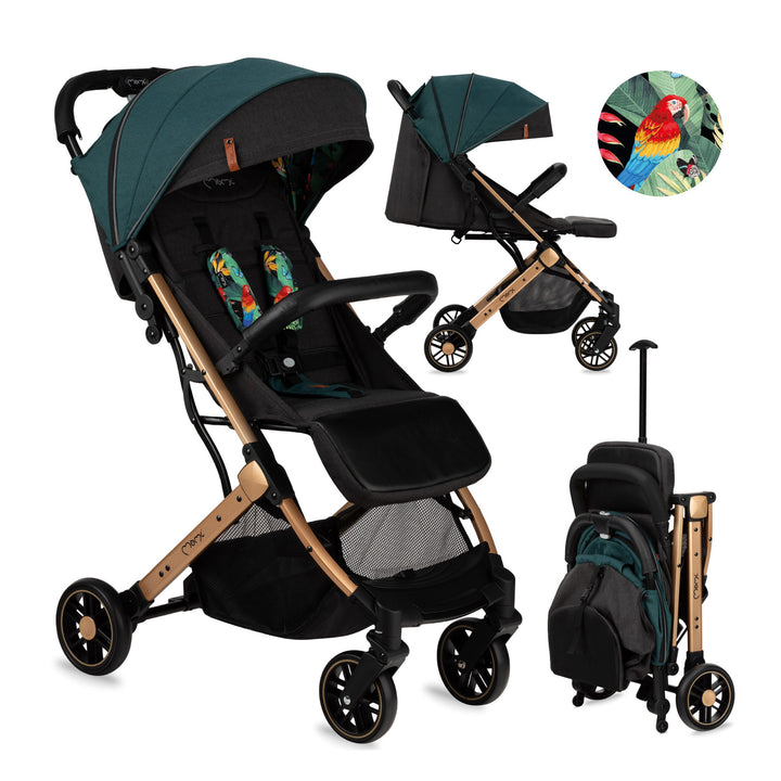 Momi Estelle Gold Stroller With Raincover