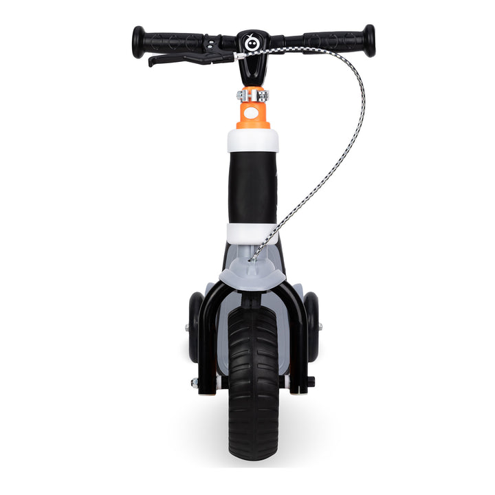 Momi Elios Orange scooter on a white background