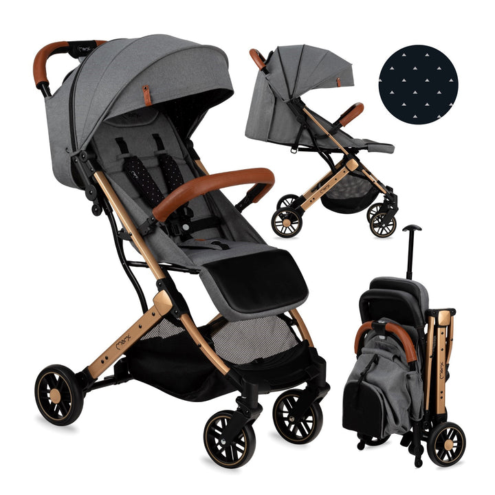 Momi Estelle Gold Stroller With Raincover