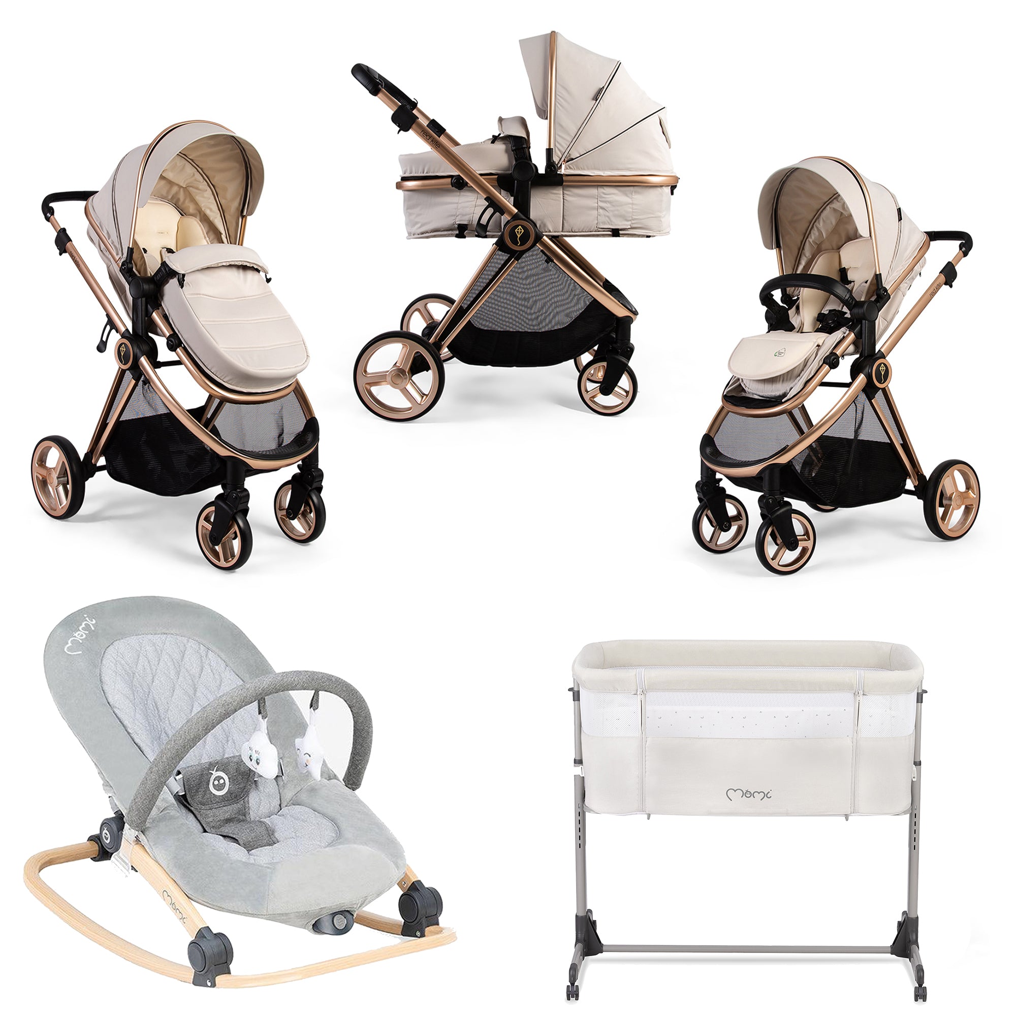 Red Kite Push Me Pace Travel System and Home Bundle Latte – Baby