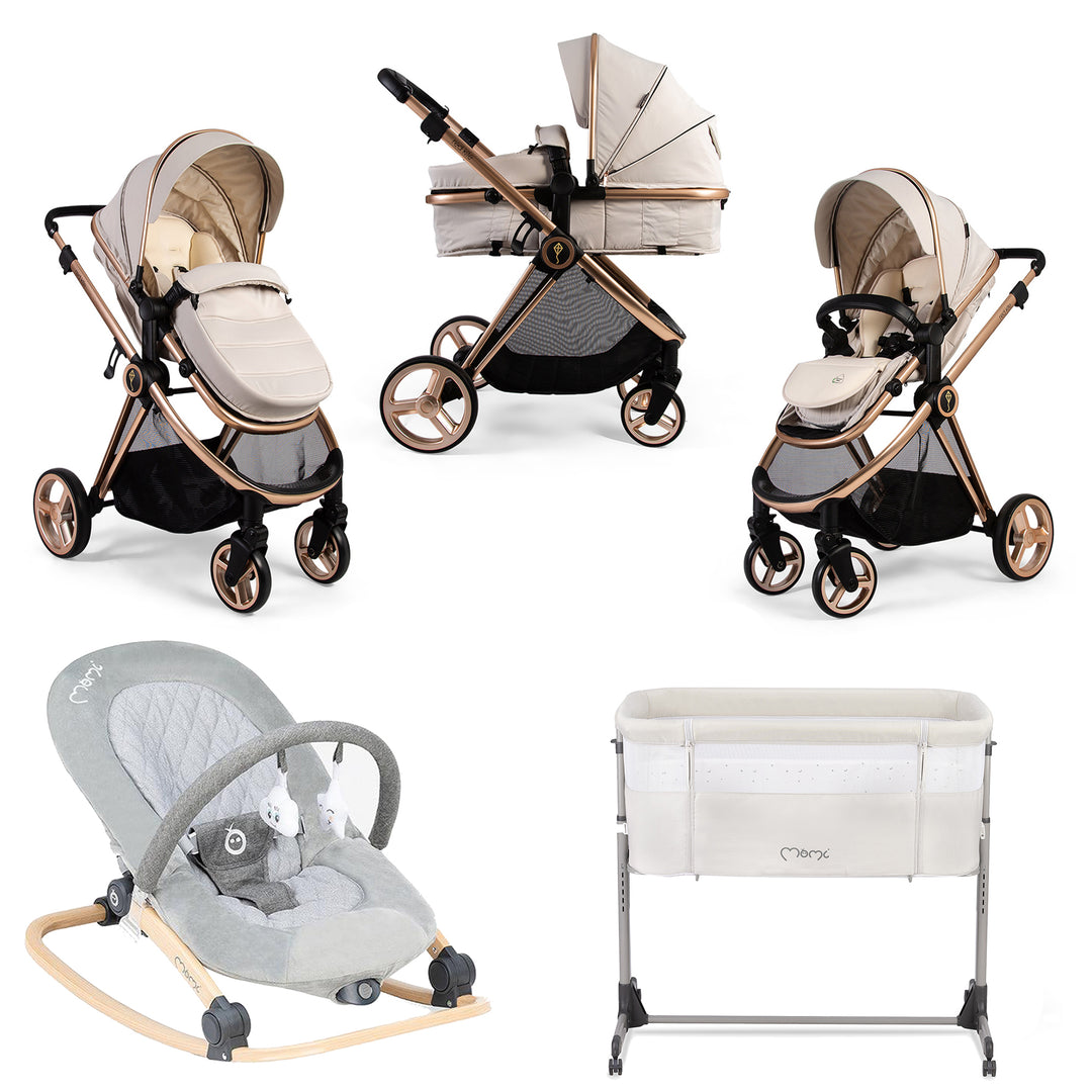 Red Kite Push Me Pace Travel System and Home Bundle - Latte