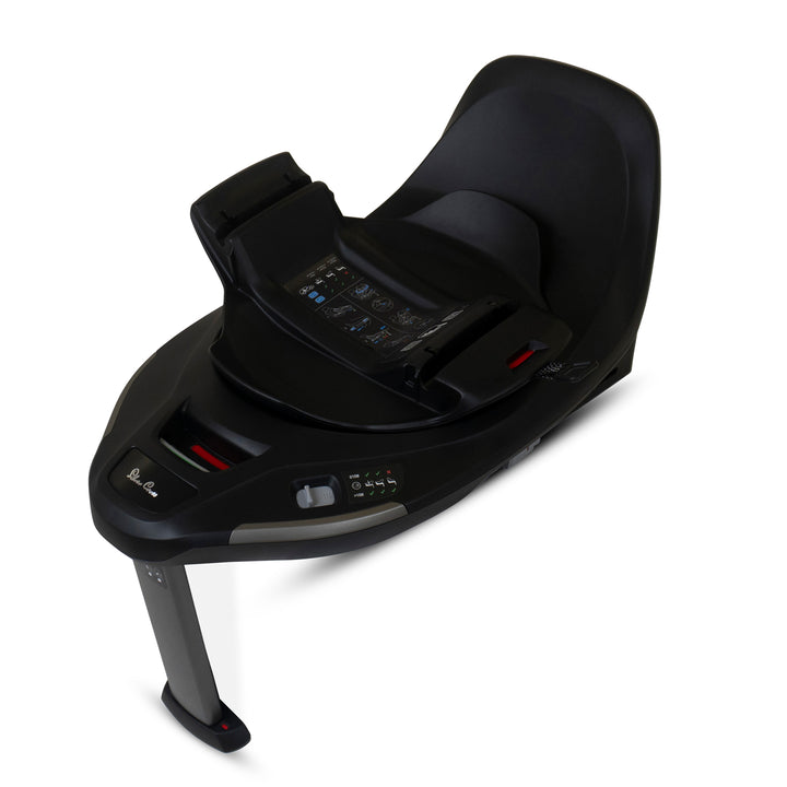 A black Silver Cross Approach Plus i-Size base