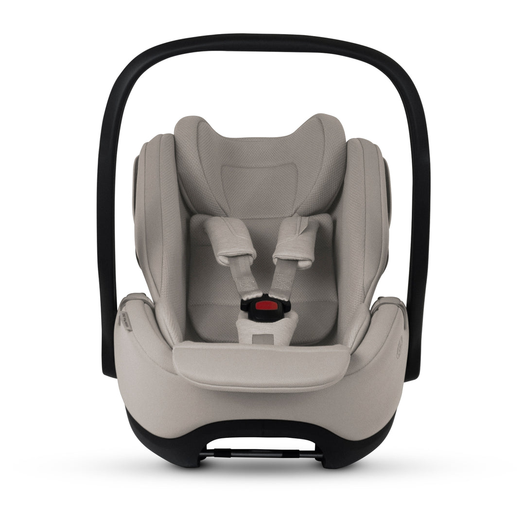 A black Silver Cross Plus i-Size Car Seat, a Red Dot award winner for 2025, designed for children from birth up to 19.5 kg, with dual functionality and a unique inner seat recline system.