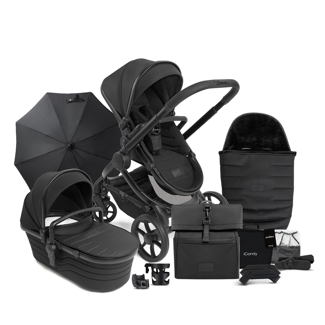 iCandy Peach 7 STUDIO Pushchair and Carrycot Complete Bundle