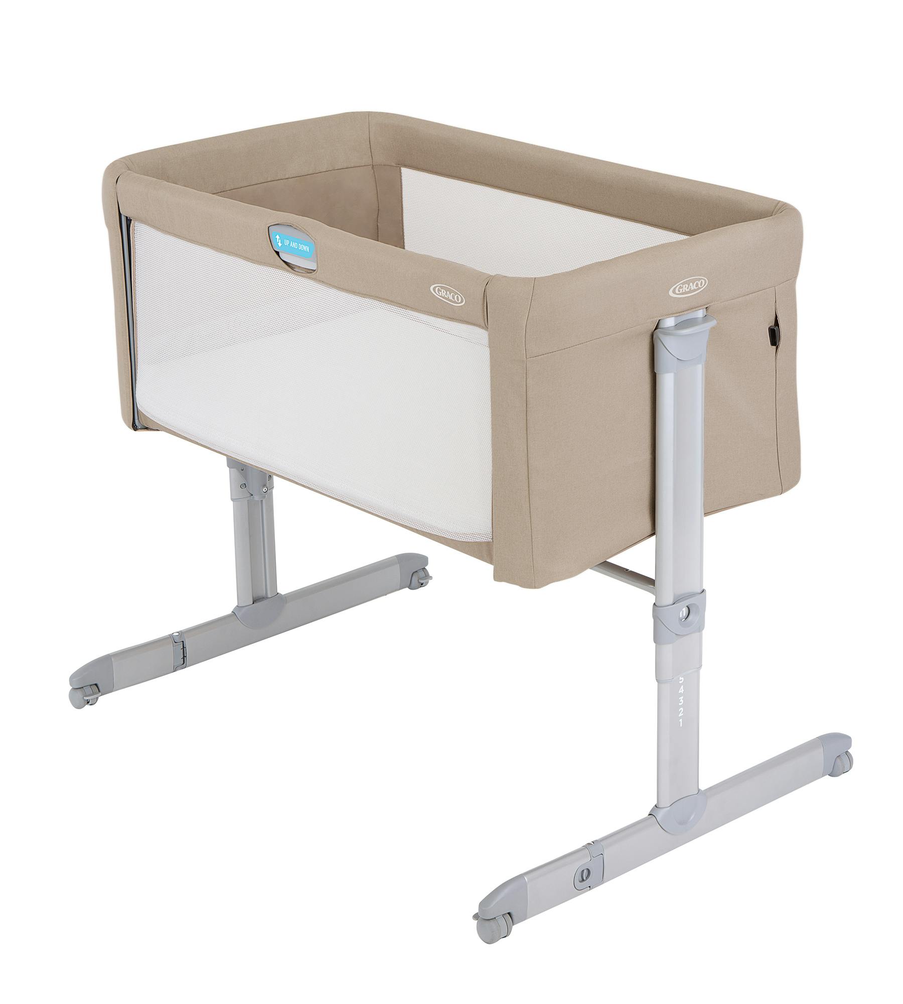 Graco Sweet2Sleep Bedside Bassinet Oatmeal Baby and Nursery World