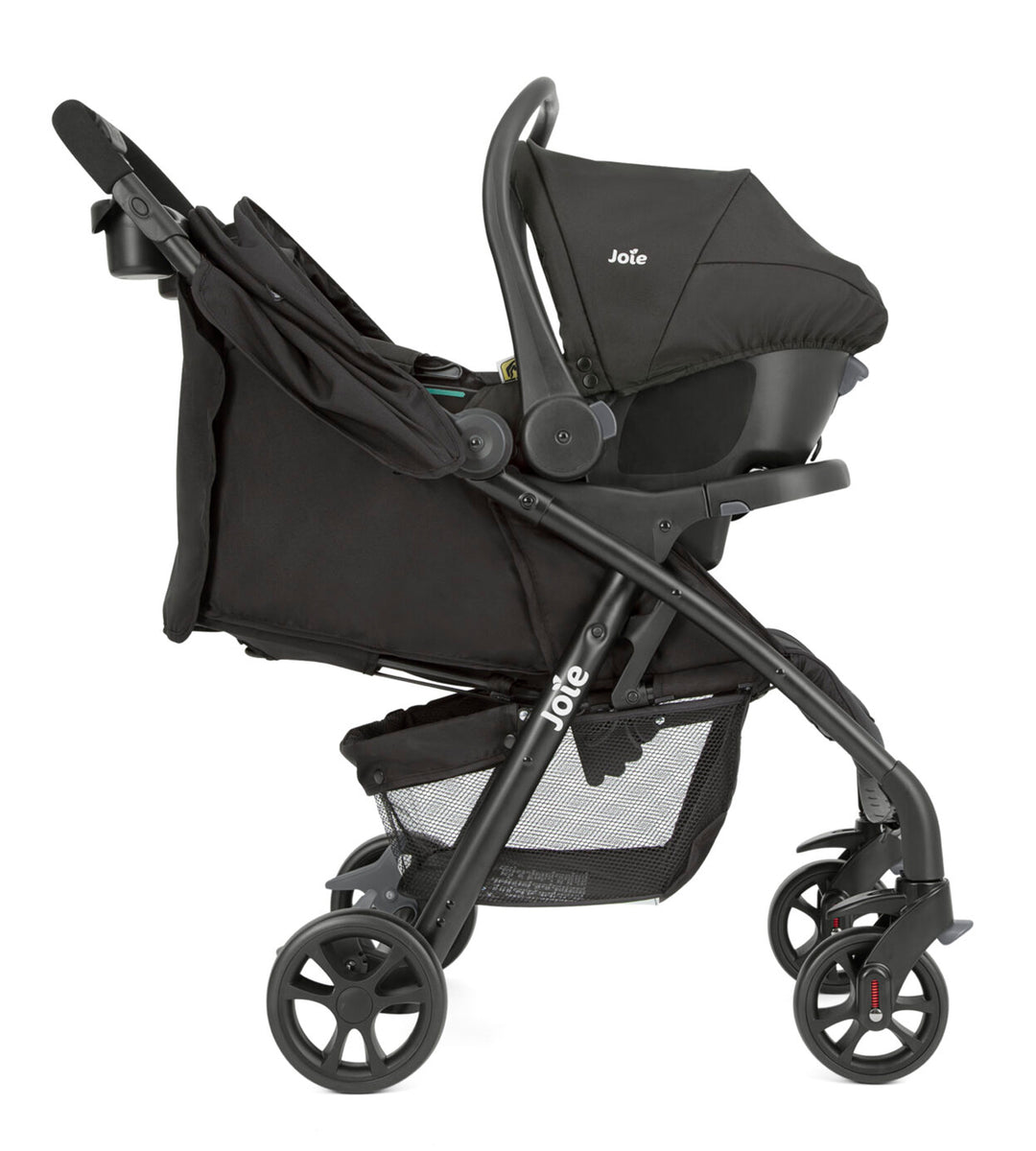 Joie i-Muze lx Travel System with i-Juva i-Size Car Seat & Base- Shale