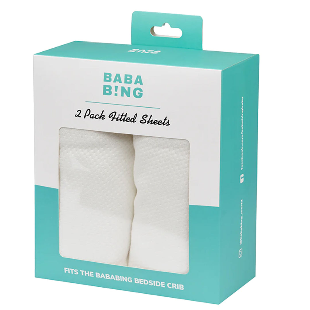 Bababing Fitted Sheets 2 Pack - Crib