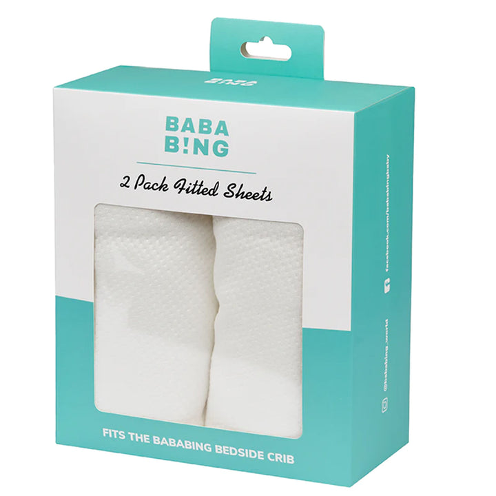 Bababing Fitted Sheets 2 Pack - Crib