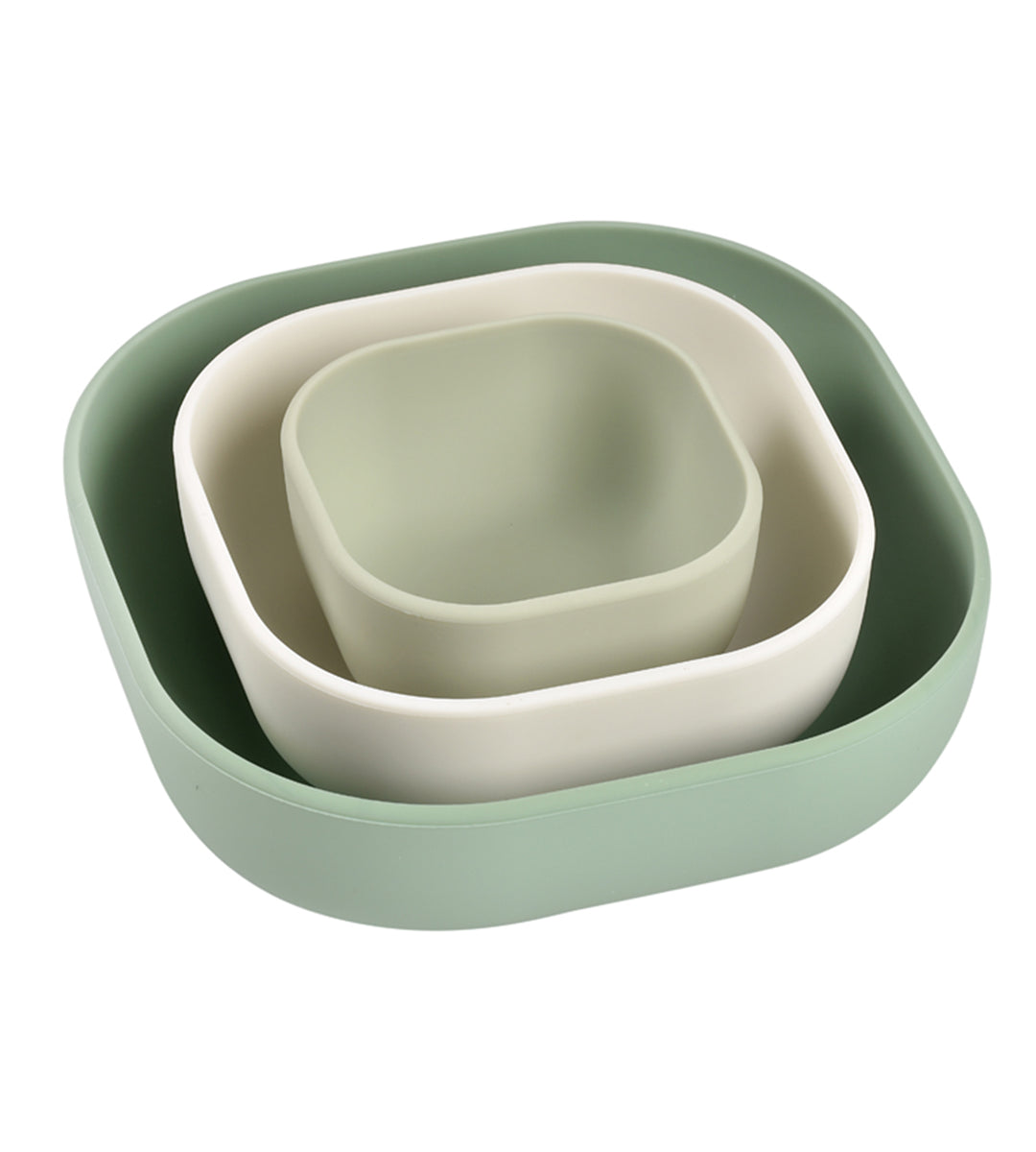 Beaba Set of 3 Silicone Bowls