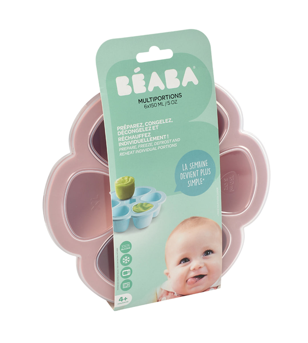 Beaba Silicone 6 Weaning Portions Storage Tray