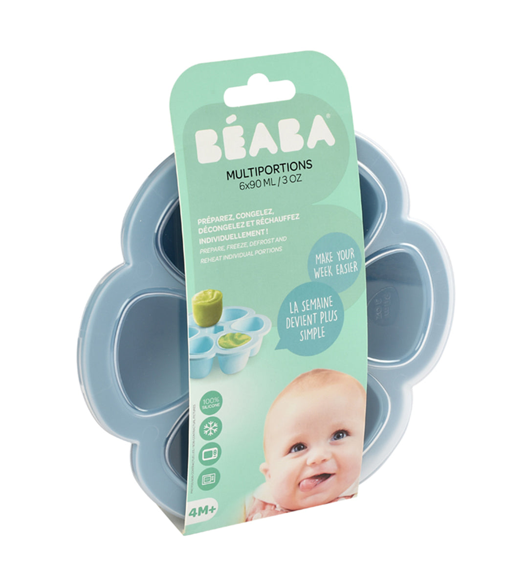 Beaba Silicone 6 Weaning Portions Storage Tray