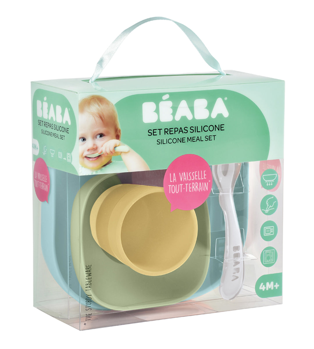 Beaba Silicone Meal Set 4pc