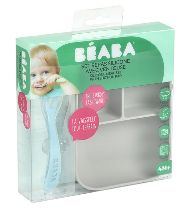 Beaba Silicone Suction Compartment Plate