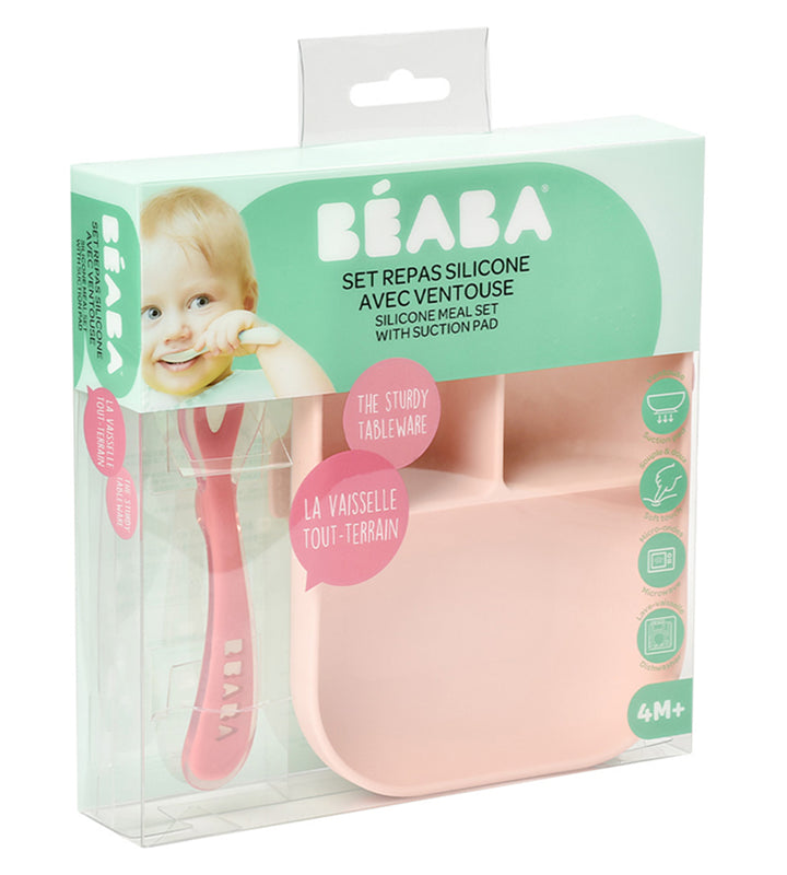 Beaba Silicone Suction Compartment Plate