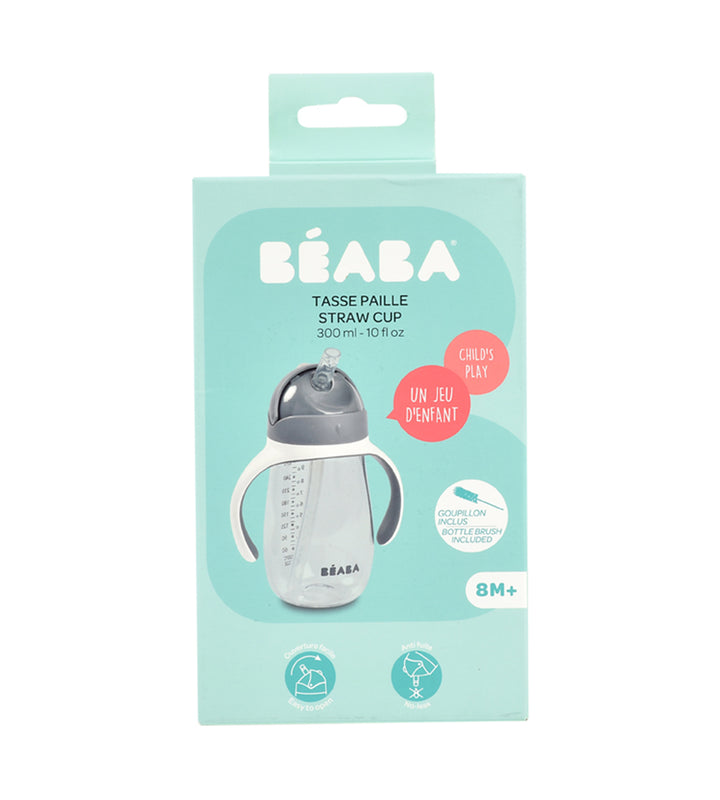 Beaba Tritan Straw Cup Mineral 300ml