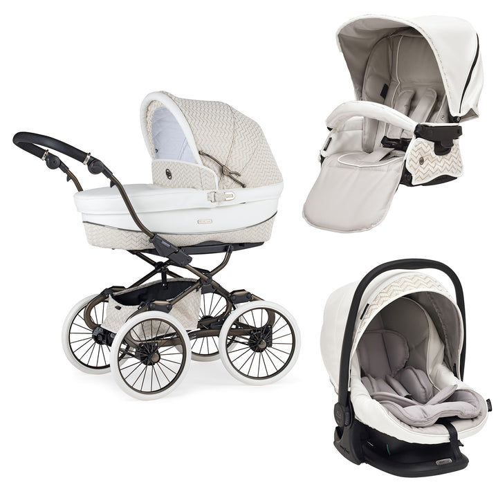 Bebecar Prive Stylo Class Combination with Raincover & ISize Car Seat - 2025