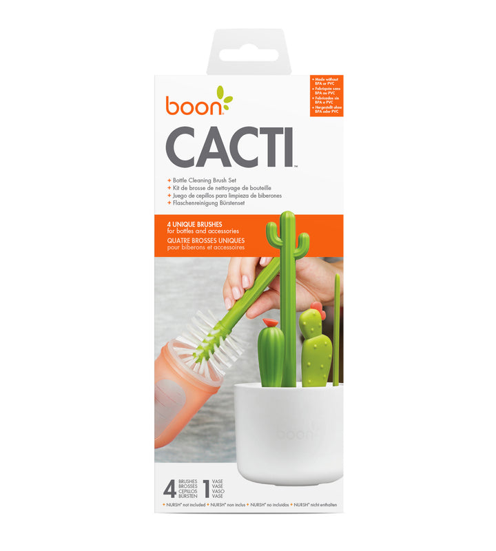 Boon CACTI Bottle Cleaning Brush Set