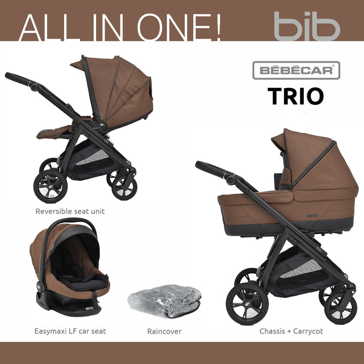 Bebecar BIB Trio Stroller with LF Easymaxi Car Seat