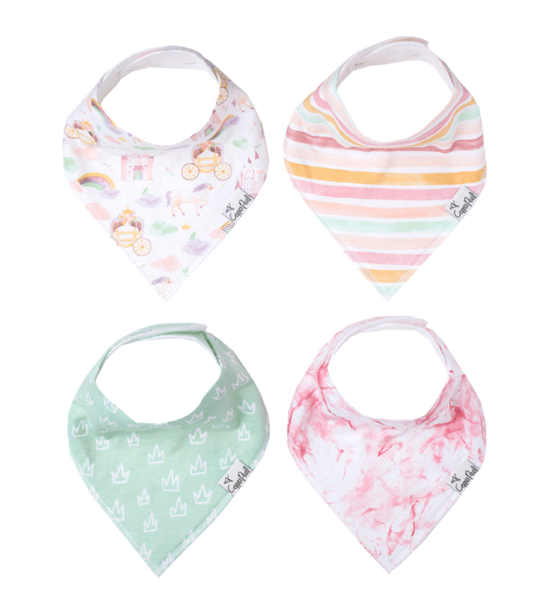 Copper Pearl Baby Bandana Bibs