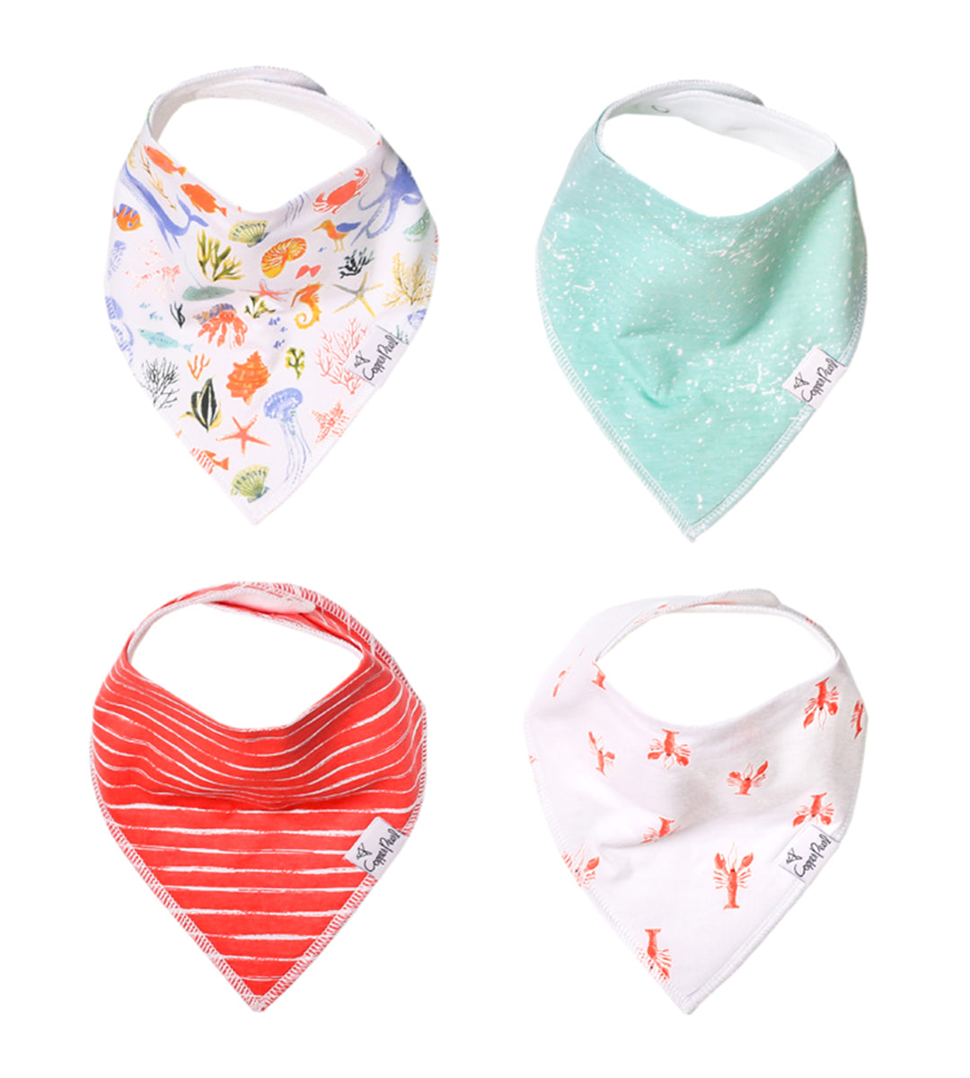 Copper Pearl Baby Bandana Bibs