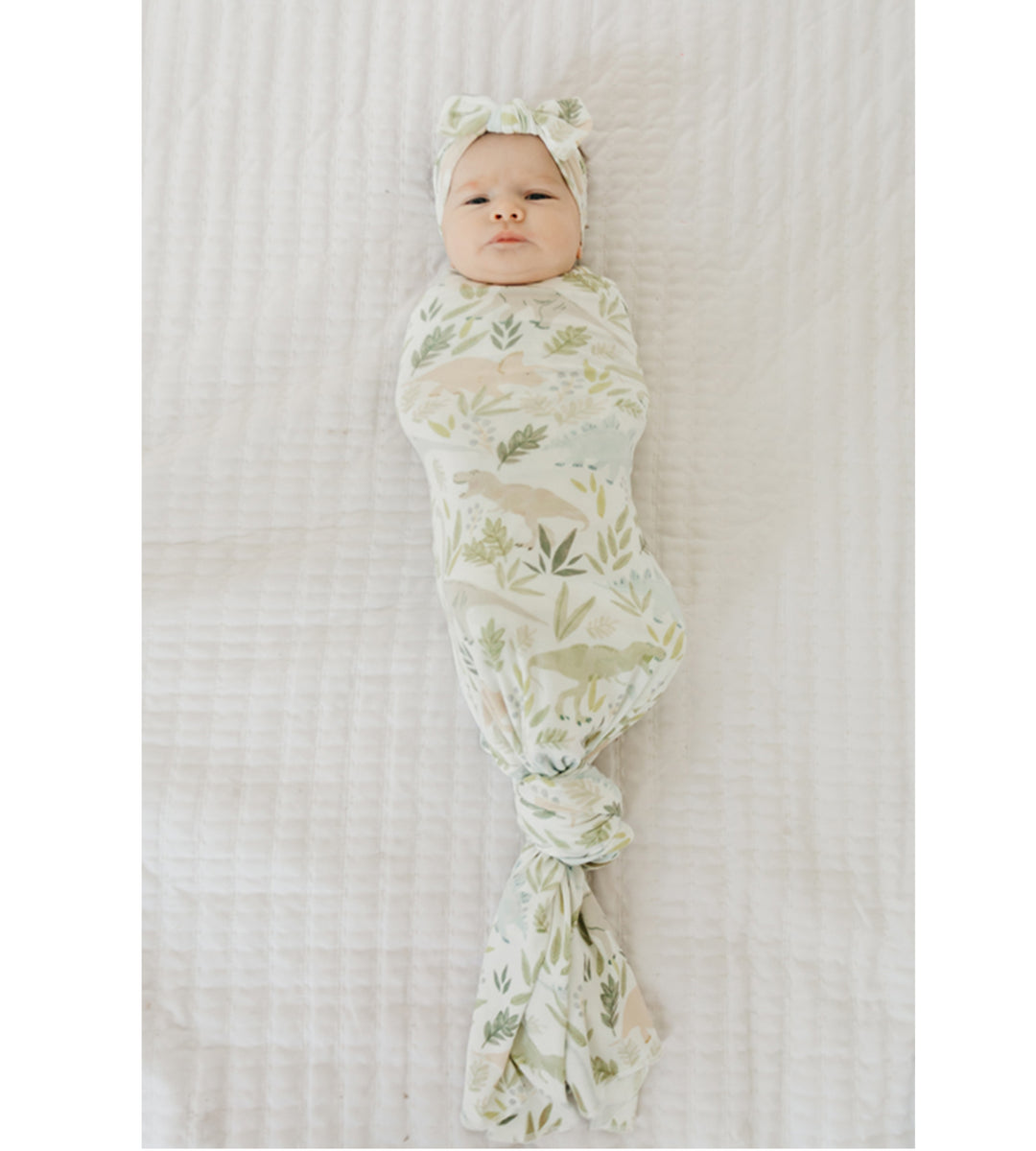 Copper Pearl Knitted Swaddle Blanket