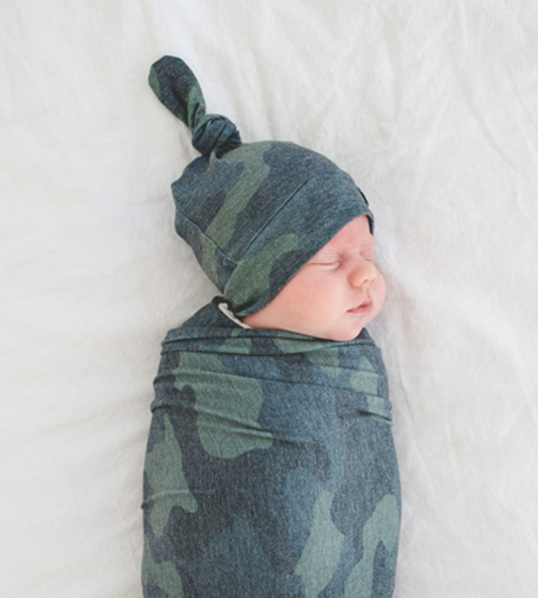 Copper Pearl Top Knot Hat 0-4 months