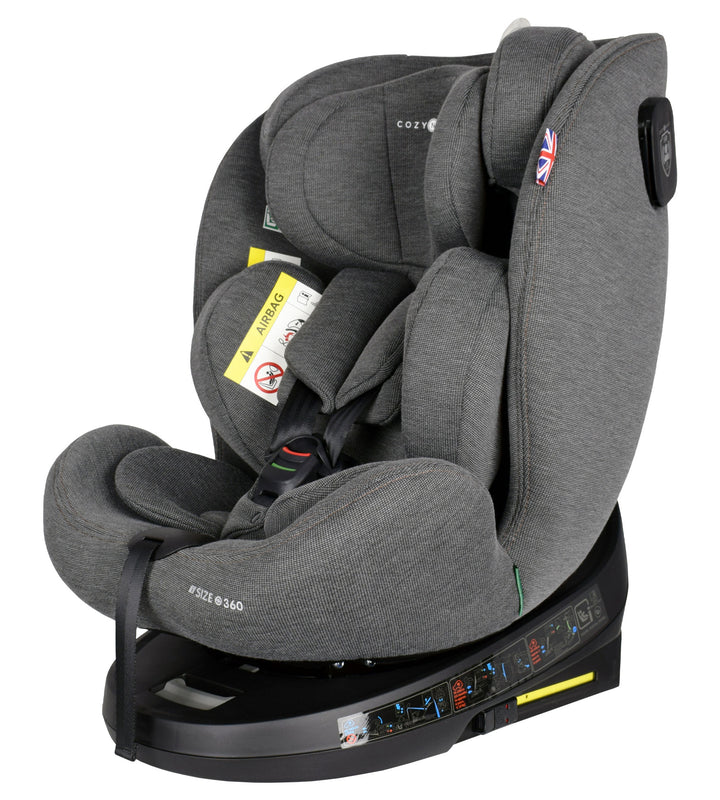 Cozy N Safe Apollo i-Size 360° Car Seat - Moon Grey