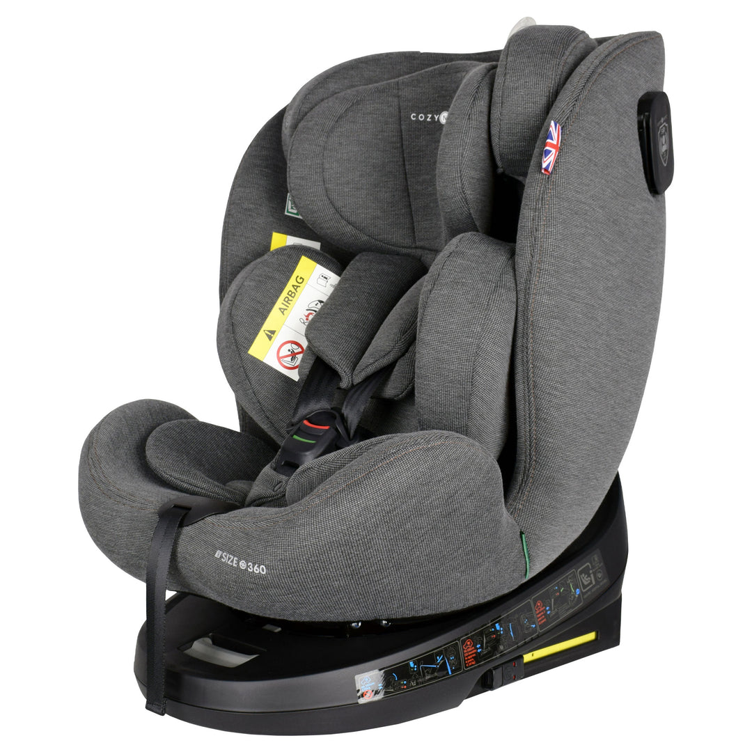 Cozy N Safe Apollo i-Size 360° Car Seat - Moon Grey