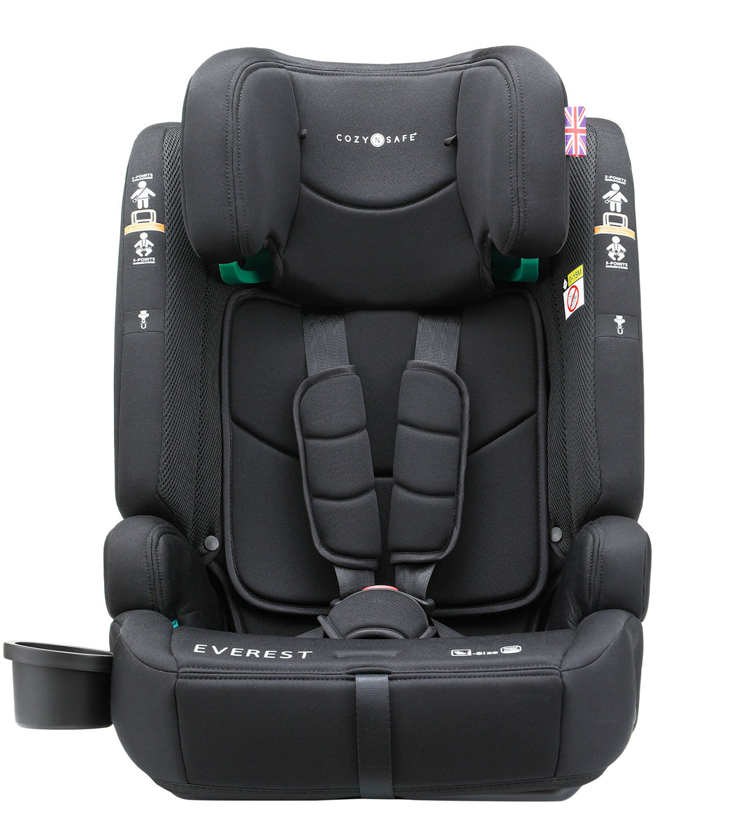 Cozy N Safe Everest i-Size Car Seat - Onyx