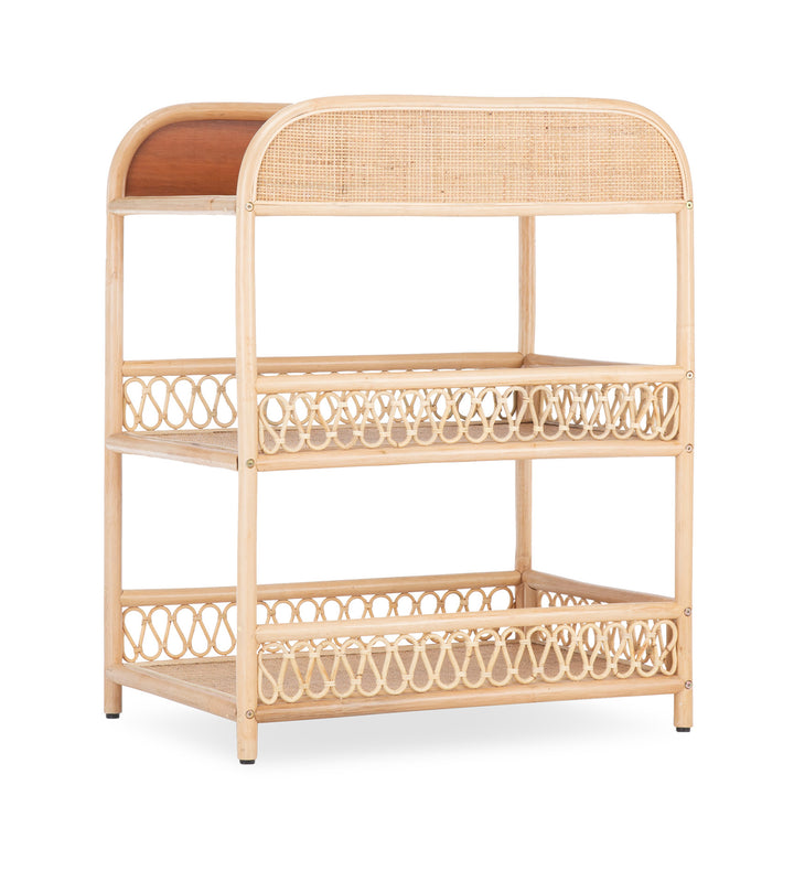 CuddleCo Rattan Open Changing Unit - Aria