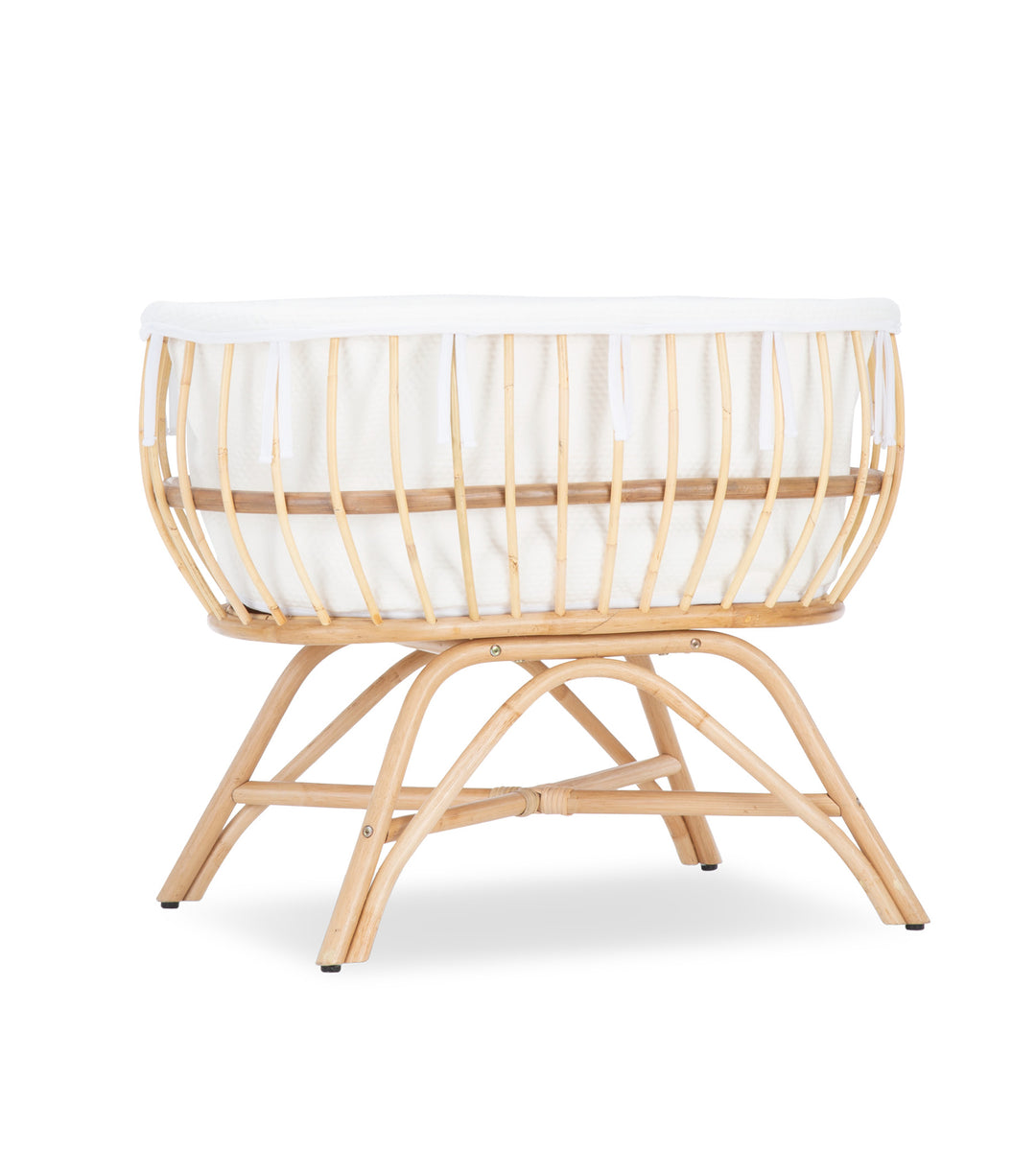 CuddleCo Rattan Crib - Aria