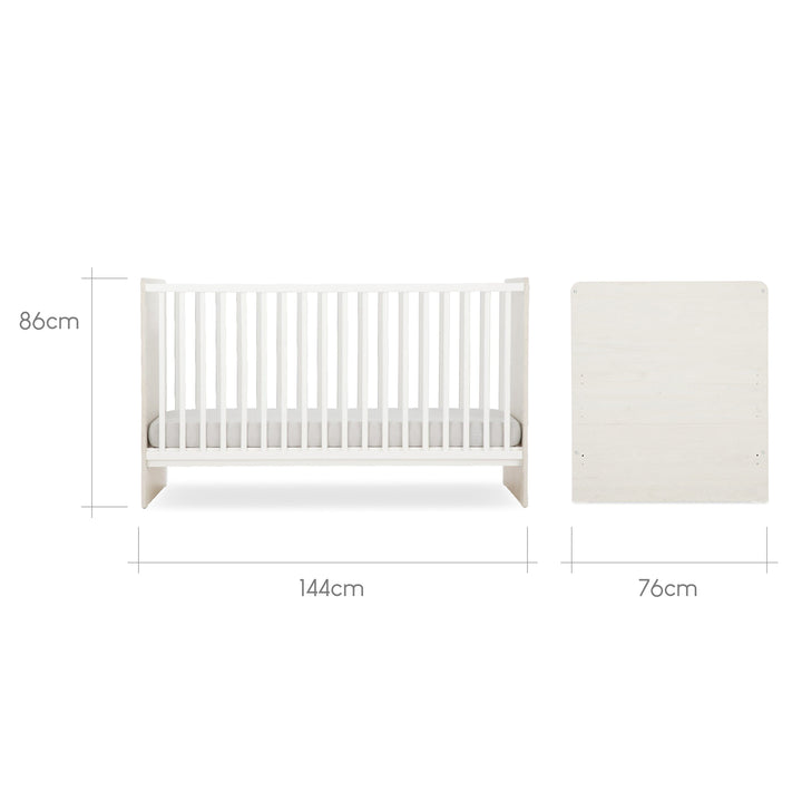 CuddleCo Cot Bed - Freya