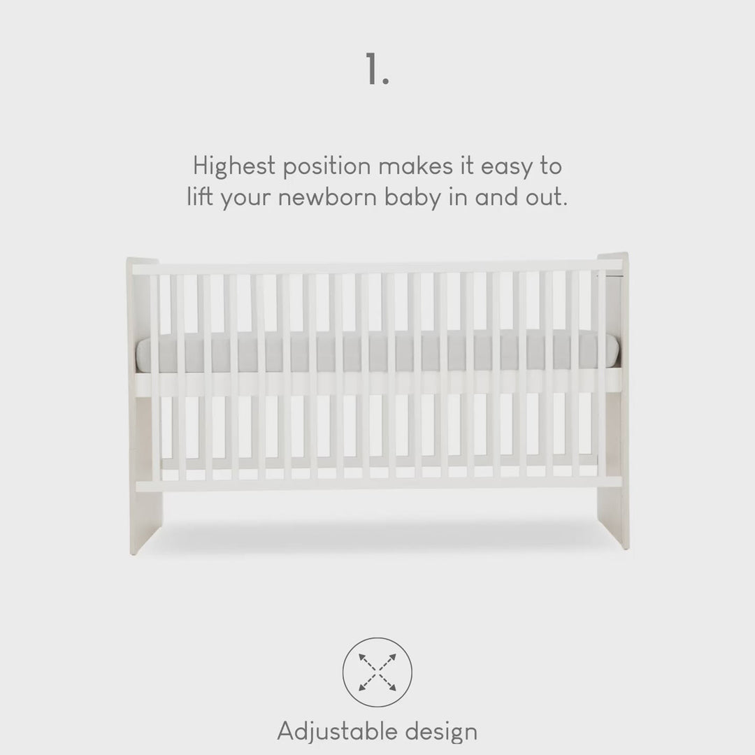 CuddleCo Cot Bed - Freya