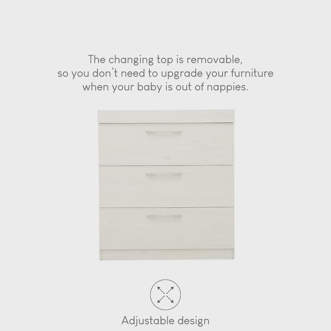 CuddleCo Drawers and Changing Unit - Freya