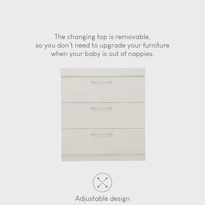 CuddleCo Drawers and Changing Unit - Freya
