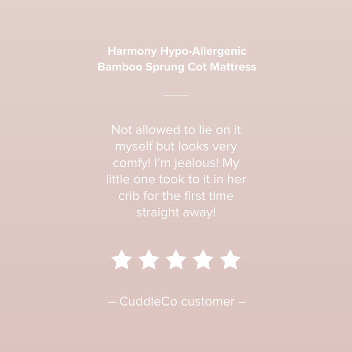 CuddleCo Harmony Sprung Hypo-Allergenic Foam Mattress