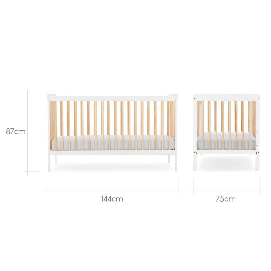 CuddleCo Cot Bed - Nola Signature