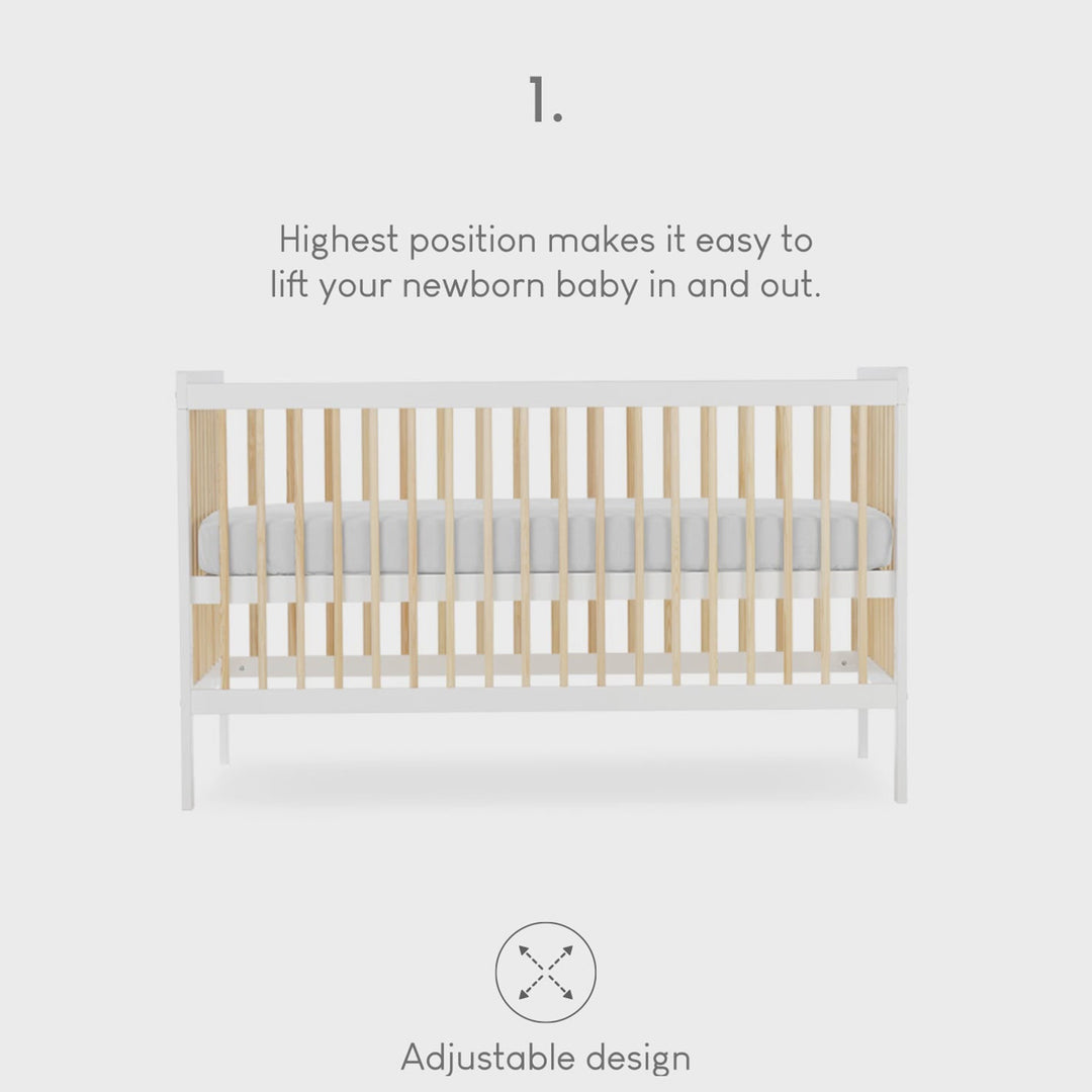 CuddleCo Cot Bed - Nola Signature