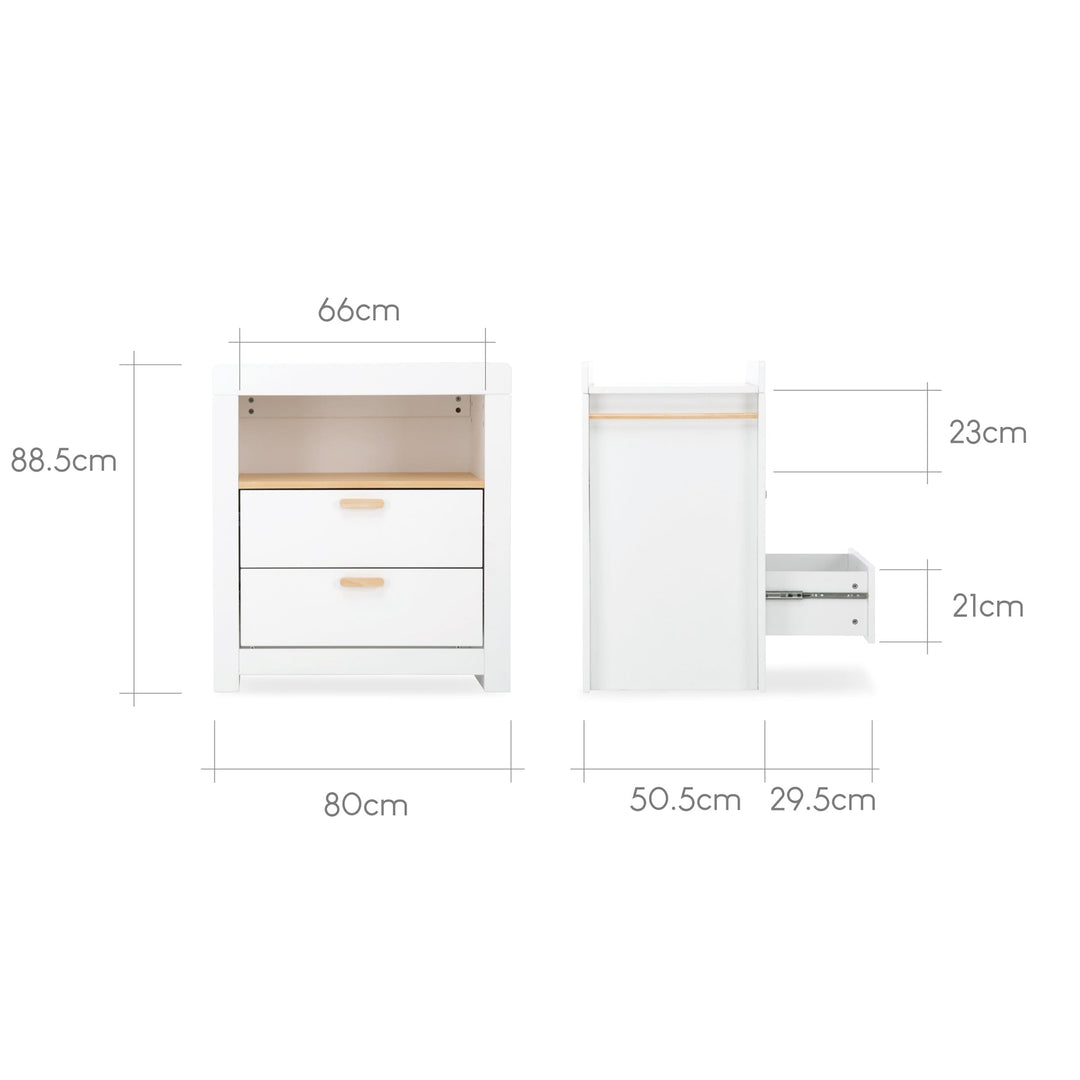 CuddleCo Drawers and Changing Unit - Nola Signature