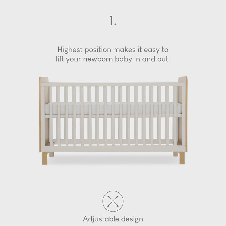 CuddleCo Cot Bed - Remi