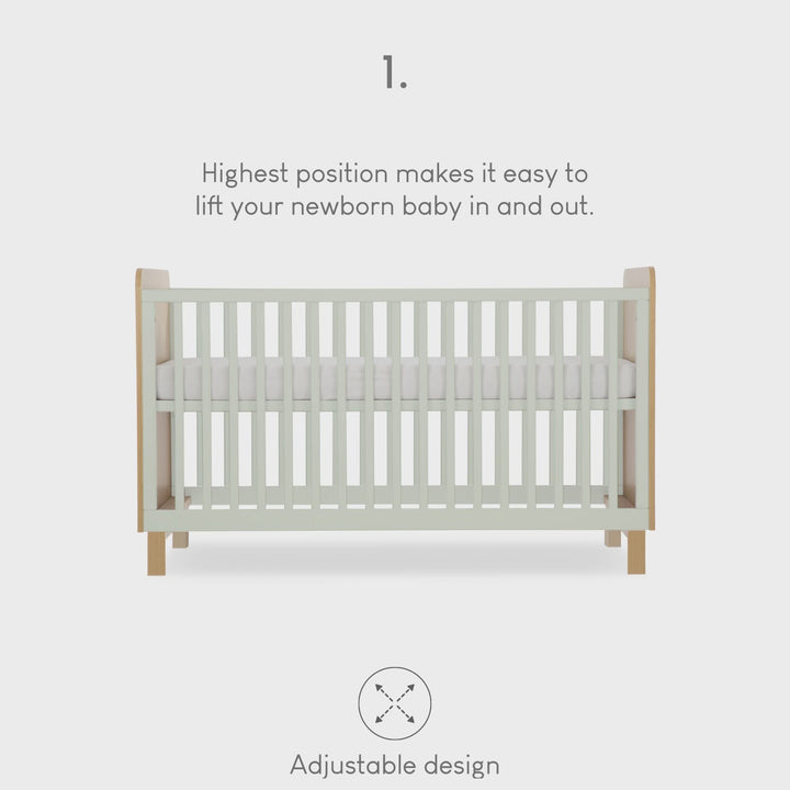 CuddleCo Cot Bed - Remi