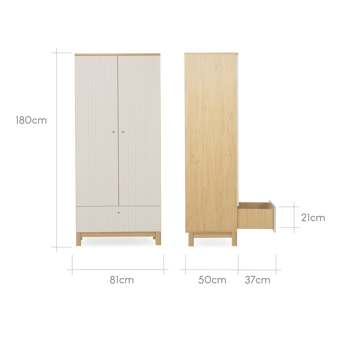 CuddleCo Double Wardrobe - Remi