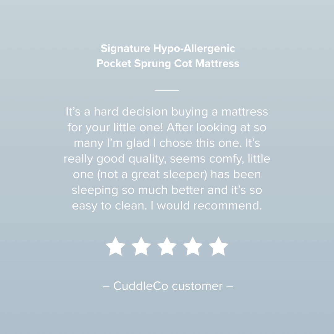 CuddleCo Signature Pocket Sprung Hypo-Allergenic Foam Mattress