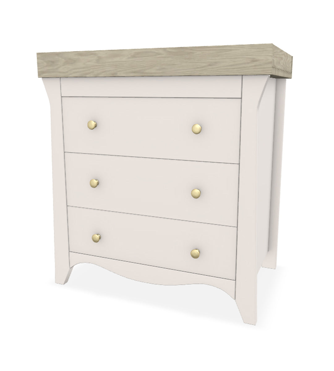 CuddleCo Drawers and Changing Unit - Clara