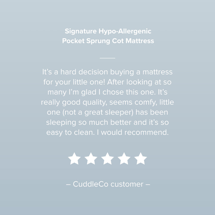 CuddleCo Signature Pocket Sprung Hypo-Allergenic Foam Mattress