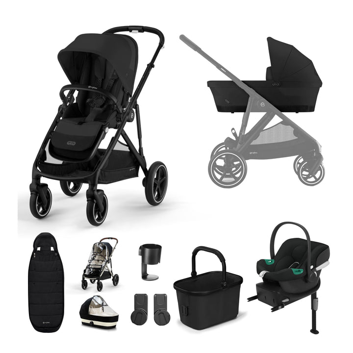 Cybex Gazelle S Stroller with Aton B2 & Base 11 Piece Bundle