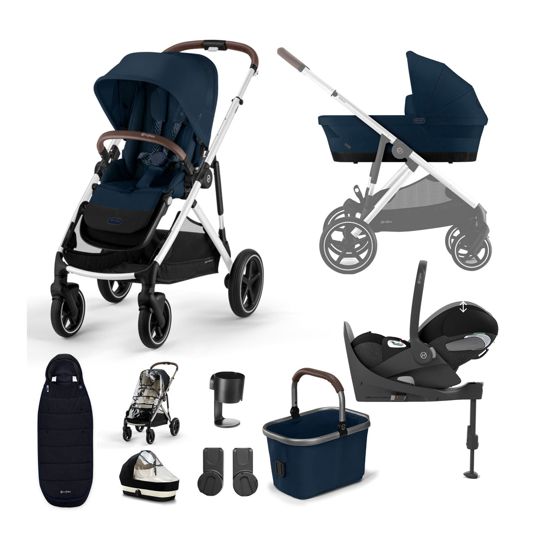 Cybex Gazelle S Stroller with Cloud G & Base 11 Piece Bundle