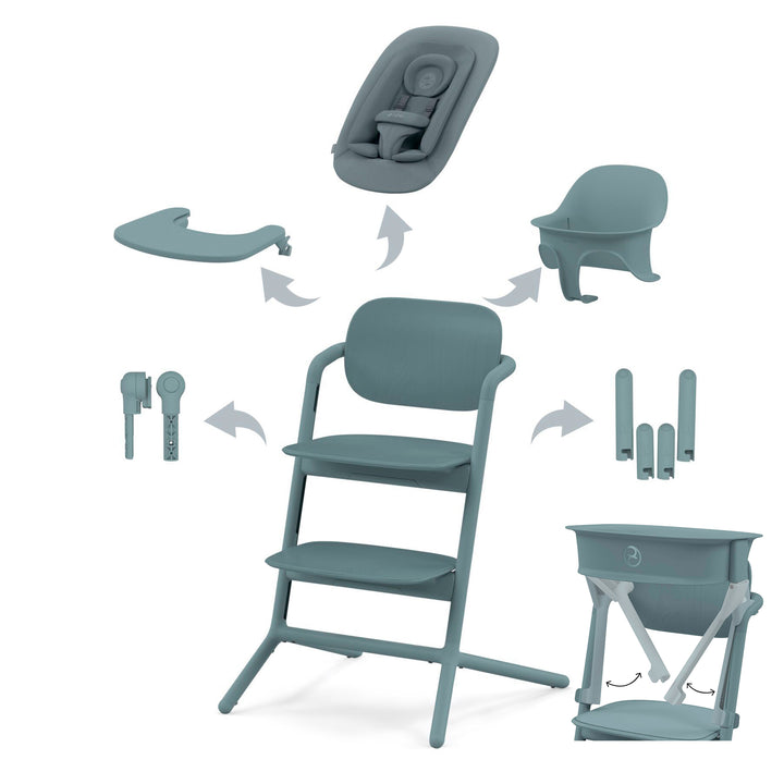 Cybex Lemo 5-in-1 Highchair with Learning Tower